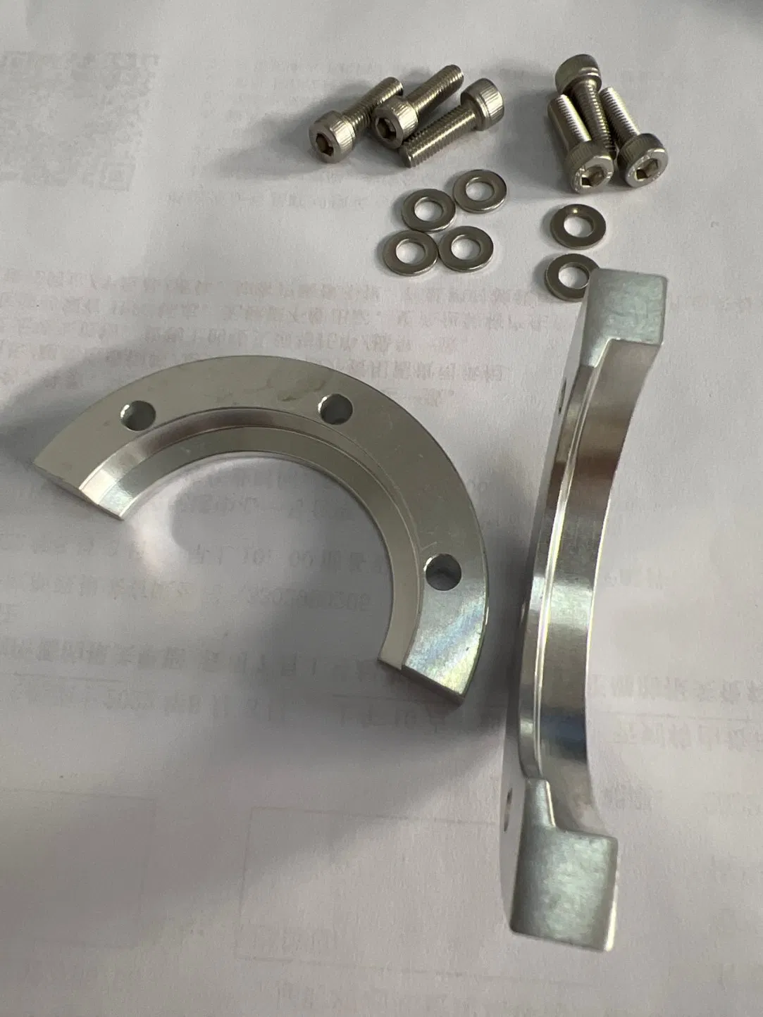 OEM Welding Flange Vacuum Stainless Steel Clamp Round Kf Aluminum Bulkhead Clamps pictures & photos