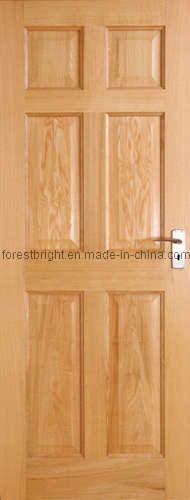 China Oak 6-Panel Engineered Wood Door (CD-0309) - China Wooden Door