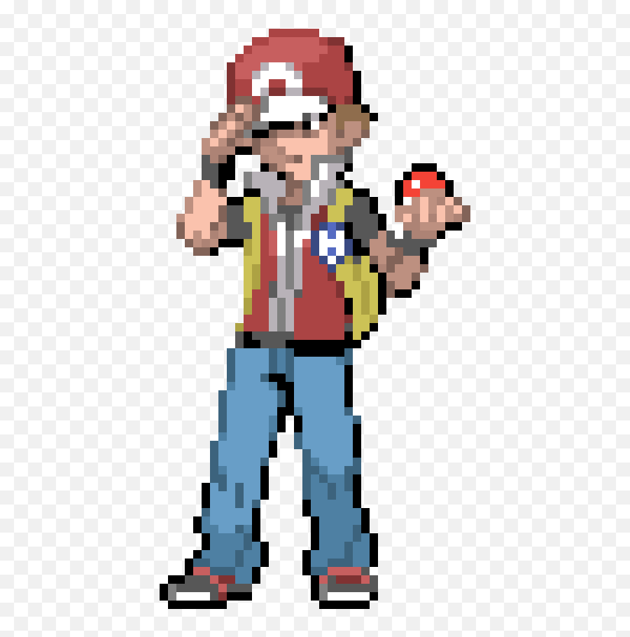 Pokemon Trainer Red Sprite Sheet