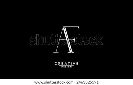 AFF, FA, A, F, Abstract Letters Logo Monogram