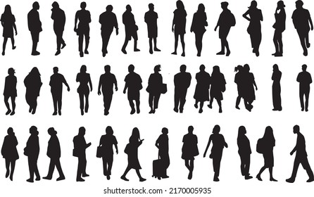 4,218 Mix_people_silhouettes_vector Images, Stock Photos & Vectors ...