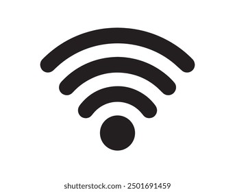 Wifi icon. Free wifi sign isolated icon. wi-fi network linear icon. signal sign and symbol. Public wifi area solid sign. Wifi icon wireless internet signal element flat symbol