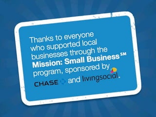 Mission Small Business - @chase