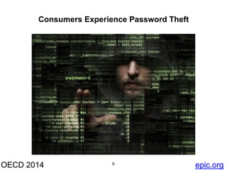 Consumers Experience Password Theft 
OECD 2014 6 
epic.org 
 