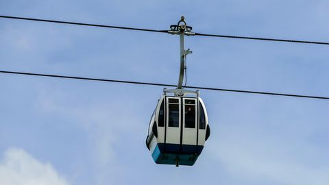 Eine Seilbahn als Symbolfoto für Unglück in Italien