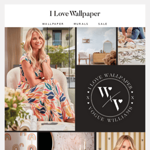 Introducing I Love Wallpaper x Vogue Williams ✨