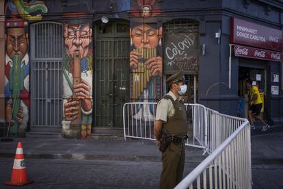 Carabinero en Chile. Crisis de seguridad