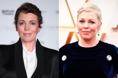 Olivia Colman. Sus papeles en 'La favorita' o 'The Crown' han colocado en el imaginario colectivo su imagen con cabello moreno. Sin embargo, en la entrega de 2023 de los premios Oscar dio un golpe de efecto cuando apareció de rubia platino. Según su estilista Marcus Francis, lo decidió apenas tres horas antes de dirigirse a la gala, en la que entregaba el premio a mejor actor.