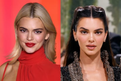 Kendall Jenner. La modelo sorprendía en el desfile de L’Oréal Paris el pasado lunes con un nuevo tono de rubio muy alejado del moreno que habitualmente es su seña de identidad. Sin ir muy lejos, en la última edición de la gala Met presumía de larga melena en ese tono.