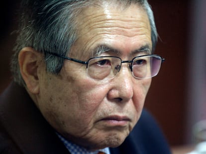 El exmandatario peruano Alberto Fujimori.