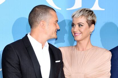 Orlando Bloom y Katy Perry, en la Gala for the Global Ocean, en septiembre de 2018.