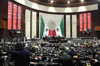 Sesión ordinaria en la Cámara de Diputados en Ciudad de México, el 2 de octubre de 2024.