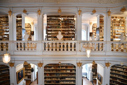 El Rococo Hall de la Herzogin Anna Amalia Bibliothek, en Weimar (Alemania).