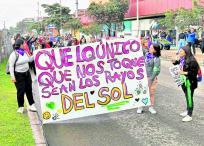 Nuevas protestas contra los delitos sexuales se vivieron ayer en Bogotá.