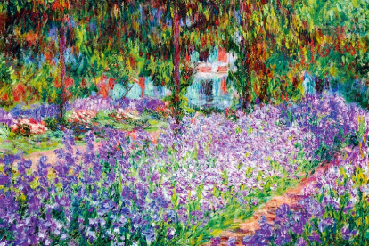 El jardín del artista, de Monet