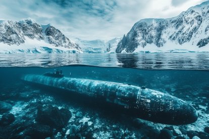 Un submarino descubre unas misteriosas estructuras de 400 metros de largo bajo la Antártida