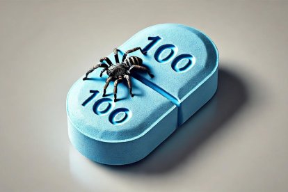 Es posible que el veneno de araña sea una alternativa a la viagra. Fuente: ChatGPT / Eugenio Fdz.