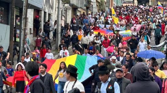 Movilización del movimiento indígena. Quito, 2 de julio de 2024