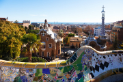 Parque Güell en Barcelona.