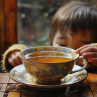 té, edad, recomendada, niños