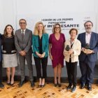 De izquierda a derecha: José Pardina, Carmen Sabalete, José Manuel López Nicolás, Elisa Rivera Mendoza, Marta Ariño, Aurora Martín, Lluís Montoliu y Santiago Castellanos