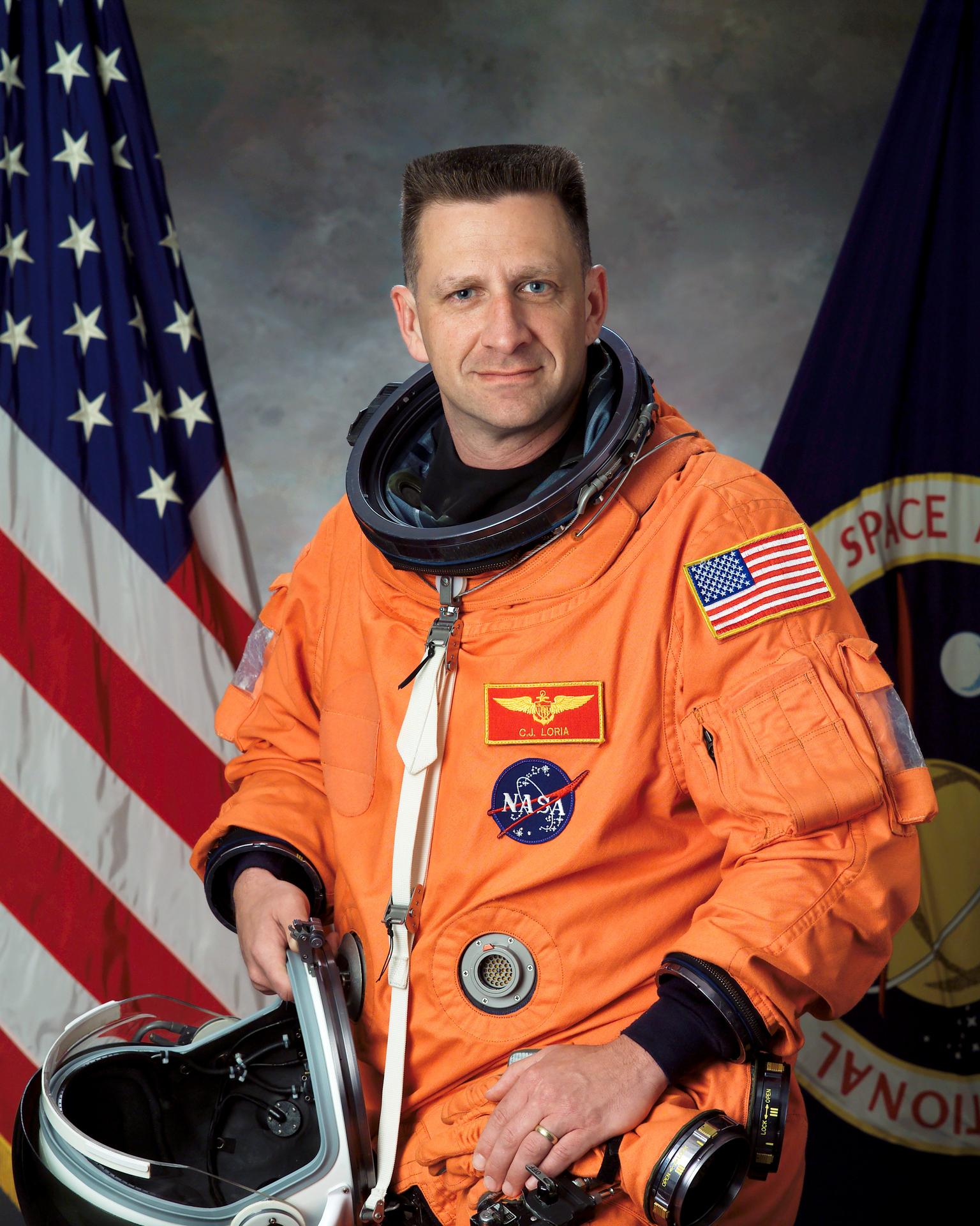 Official astronaut portrait for Christopher Loria