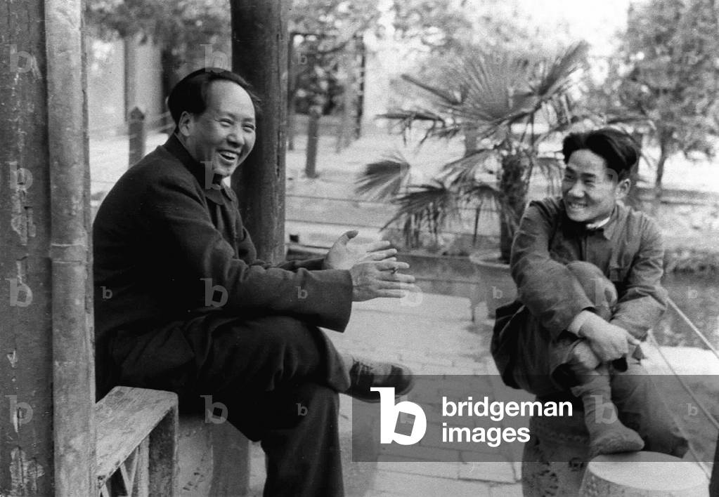 Mao Zedong and his son, c.1960s