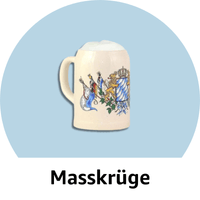 Masskrüge. Sortiment von Oktoberfestprodukten (Masskrug)