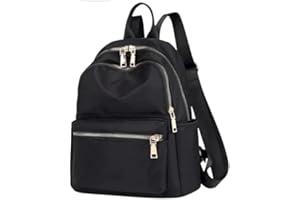 JAISOM Stylish Mini Backpack for Women & Girls – Trendy Black Bag for College, Office, Travel, and Daily Use