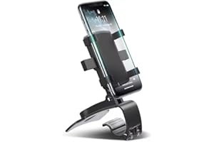 moxly 360° Rotatable Car Mobile Holder for Dashboard & Rearview Mirror, Anti-Slip Phone Mount, Universal Car Phone Holder for