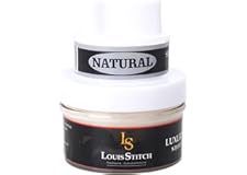 LOUIS STITCH Natural Leather Cream for Shoe Care - Nourishes, Protects & Conditions All Leather Types; Restores Shine & Flexi