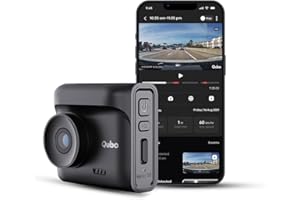 Qubo (New Launch) Car Dash Cam Pro 2.7K by Hero Group, QHD+, HDR, Made in India, 2.7K 5MP, 140° View, 2" LCD Display, GPS Log