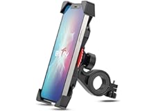 Grefay Support Téléphone Vélo Moto Porte Telephone Velo Universel Support Telephone Trotinette Electrique, Scooter, VTT avec 