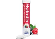 HYDRATIS - Pastilles Effervescentes Fruits des Bois - Optimise l'Hydratation - Riche en Minéraux - Faible en Sucre - Goûts Lé