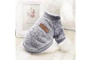 Lulala Dog Classic Knitwear Sweater, Fleece Coat only for Small Dog & Puppies, Warm Pet Dog Cat Clothes, Soft Puppy Customs (