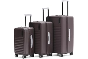 Mokobara The Aisle Trunk Set of Luggages | Cabin, Medium & Large 40L + 70L + 105L Capacity | Durable Polycarbonate Shell | TS