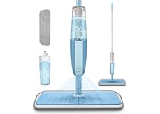 COFENDY Stainless Steel Microfiber Floor Cleaning Spray Mop with Removable Washable Cleaning Pad and Integrated Water Spray M