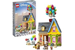 LEGO Disney en Pixar Huis uit de film 'Up' Bouwbaar Speelgoed voor Meisjes en Jongens met Ballonnen & Carl, Russell en Dug Fi