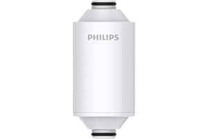 Cartucho de filtro de agua para ducha Philips, elimina el cloro y las impurezas, capacidad de filtrado: 50.000 L