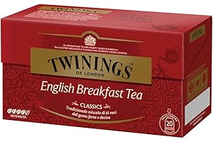 Twinings Té English Breakfast, 20 sobres