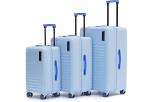 Mokobara The Aisle Trunk Set of Luggages | Cabin, Medium & Large 40L + 70L + 105L Capacity | Durable Polycarbonate Shell | TS