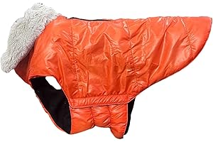 The Pets Company Dog Winter Coat Jacket, Cloth, Windproof, Waterproof, Light Weight, Washable, Ultra Warm Thick Fleece Lined 