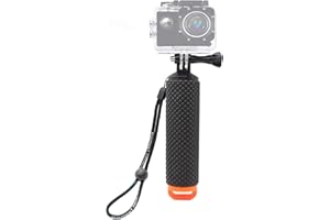 Homeet Schwimmer Handgriff Schwimmender Hand Grip Unterwasser Handstick Monopod Pole Selfie Stick Ergonomisch für Action Kame