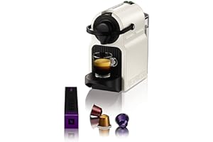 Krups Nespresso Inissia XN1001 wit capsulemachine, korte opwarmtijd, compact formaat, instelbare koffiehoeveelheid