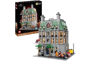 LEGO Marvel Sanctum Sanctorum, Modulair Gebouw met 3 Verdiepingen, Bouwpakket voor Volwassenen met Doctor Strange en Iron Man