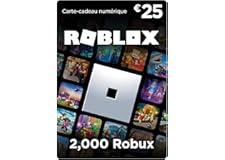 Carte Cadeau Roblox - 2,000 Robux (article virtuel exclusif inclus] (Code digital pour ordinateur, téléphone, tablette, Xbox 