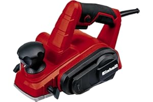 Einhell Cepillo eléctrico con cable TC-PL 750, 750W, 240 V, profundidad de 2 mm, eje de la cuchilla grande, Incluye tope de p