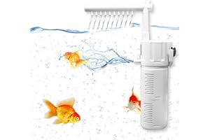 Buraq Fountain Aquarium Filter BL-98F | 9W | 650L/H - Multi-Function Submersible Filtration Pump, Submersible & Efficient Fis