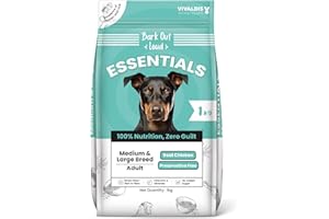 BARK OUT LOUD,Vivaldis - Essentials Dog Food Medium/Large Breed | Real Chicken & Egg | Gluten Free Prebiotics, Fish Oil for I