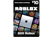 Carte Cadeau Roblox - 800 Robux (article virtuel exclusif inclus] (Code digital pour ordinateur, téléphone, tablette, Xbox On